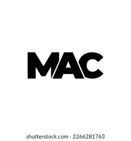 MAC initial letter monogram logo