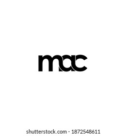 mac letter original monogram logo design