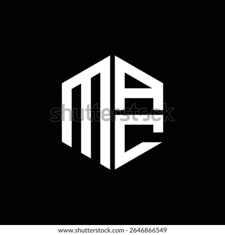 MAC logo MAC icon MAC monogram MAC letter minimalist Circle flat Unique modern abstract logo design.