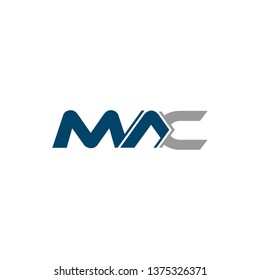 MAC Logo Text Modern Vector Minimalism