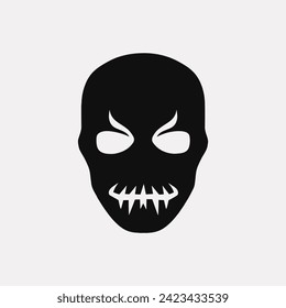 Macabre mask icon - Simple Vector Illustration