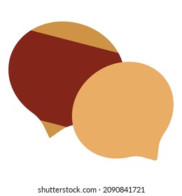 macadamia nut flat clipart vector illustration