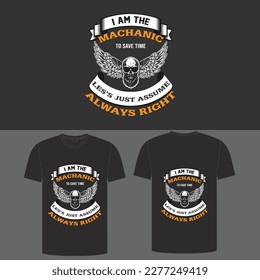 MACANIC ENGENEER VECTOR T SHIRT DESIGN