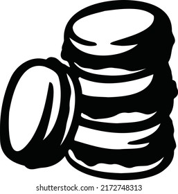 Macaron cake dessert sweetness illustration vector