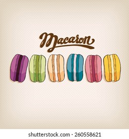 Macaron Colorful french