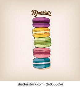 Macaron Colorful french