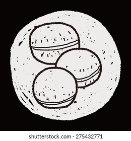 macaron doodle