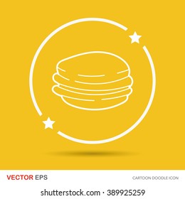Macaron doodle