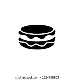 macaron, food, pastry icon. Element of bakery and desert isolated icon. Premium quality graphic design icon. Signs and symbols collection icon for websites, web design