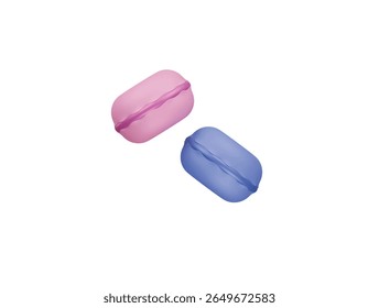macaron icon 3d illustration render