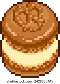 Macaron Pixel for bakery and café