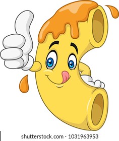 Macaroni and Cheese Cartoon Character