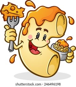 Macaroni And Cheese Cartoon Character