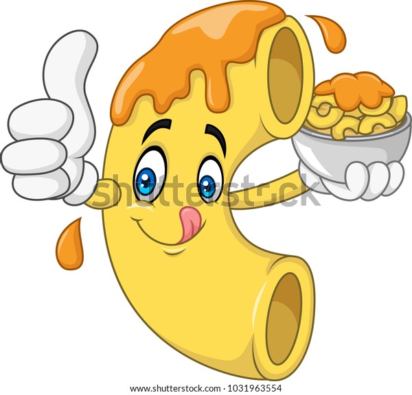 マカロニとチーズの漫画のキャラクター のベクター画像素材 ロイヤリティフリー