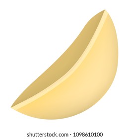 Macaroni mockup. Realistic illustration of macaroni vector mockup for web design isolated on white background