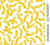 Macaroni  pasta food vector illustration repeating pattern 