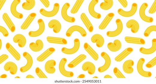 Macaroni Pasta Pattern background. Seamless Pattern Macaroni background. pasta pattern background. 