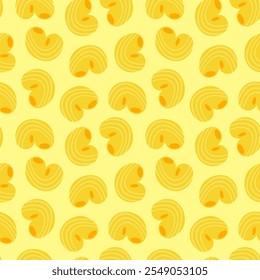 Macaroni Pasta Pattern background. Seamless Pattern Macaroni background. pasta pattern background. 