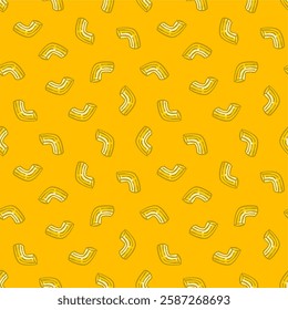 Macaroni Pasta Pattern background. Seamless Pattern Macaroni background. pasta pattern background.