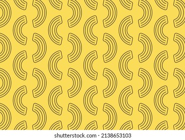 Macaroni pattern wallpaper. Macaroni noodle. Macaroni vector.