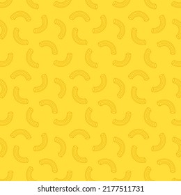 Macaroni pattern wallpaper. Macaroni noodle. Macaroni vector.