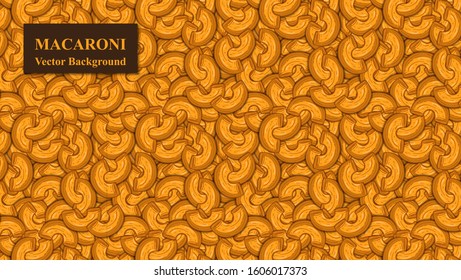 Macaroni vector background, Vector Abstract Background