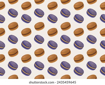 macaroon food vector pattern sugar cream pastry sweet colorful bakery eat dessert menu homemade cake