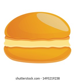 Macaroon icon. Cartoon of macaroon vector icon for web design isolated on white background