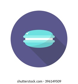 macaroon icon. vector illustration