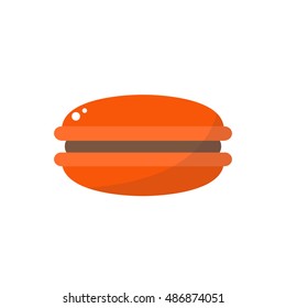 macaroon icon. vector illustration