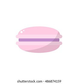 macaroon icon. vector illustration