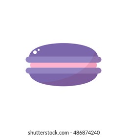 macaroon icon. vector illustration