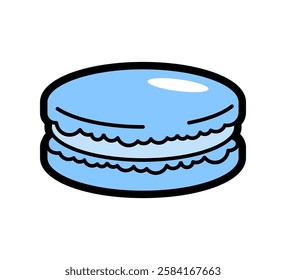 Macaroon isolated. Macaroons icon sign. Macaron symbol