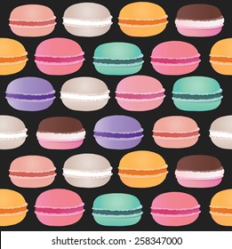 Macaroon pattern, seamless.