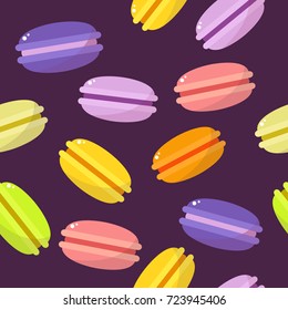 macaroon seamless pattern