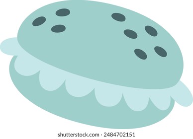 Macaroon Sweet Dessert Vector Illustration