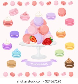 Macaroon Vector Design Illustration