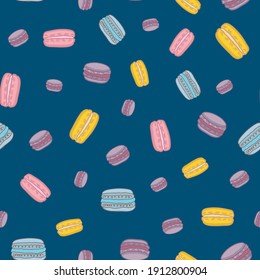 Macaroon vector repeat pattern design-11