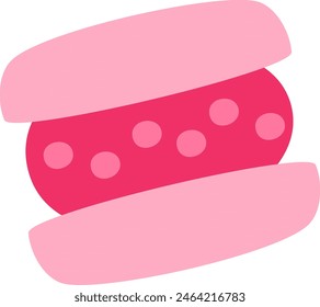 Macarons Sweet Bakery Ilustración vectorial