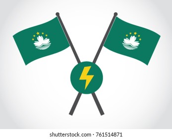 Macau Emblem Electricity Power