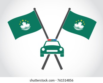 Macau Emblem Police Cop