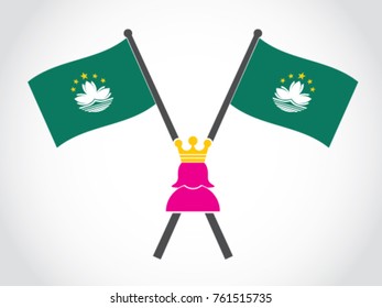 Macau Emblem Queen