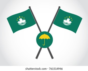Macau Emblem Umbrella Protection