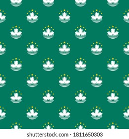 macau flag seamless pattern background proportion 1:1
