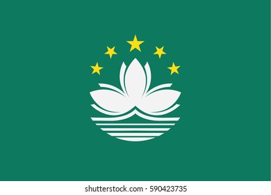 Macau Flag Vector