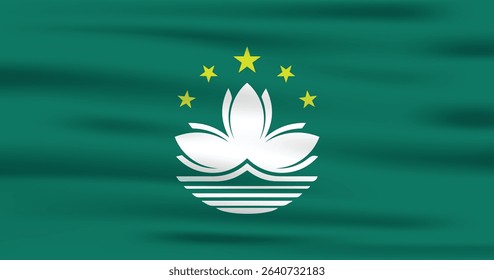 Macau Flag Vector Icon Design
