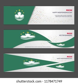 Macau independence day abstract background design banner and flyer, postcard, landscape, celebration vector illustration
