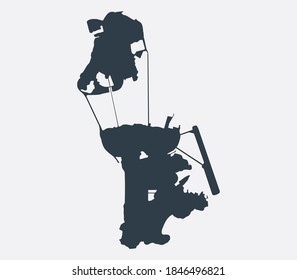 Macau Map, Country Flat Map 