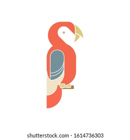 macaw icon. flat illustration of macaw vector icon. macaw sign symbol