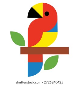 macaw parrot flat icon. You can be used macaw parrot icon for several purposes like: websites, UI, UX, print templates, vector illustrator